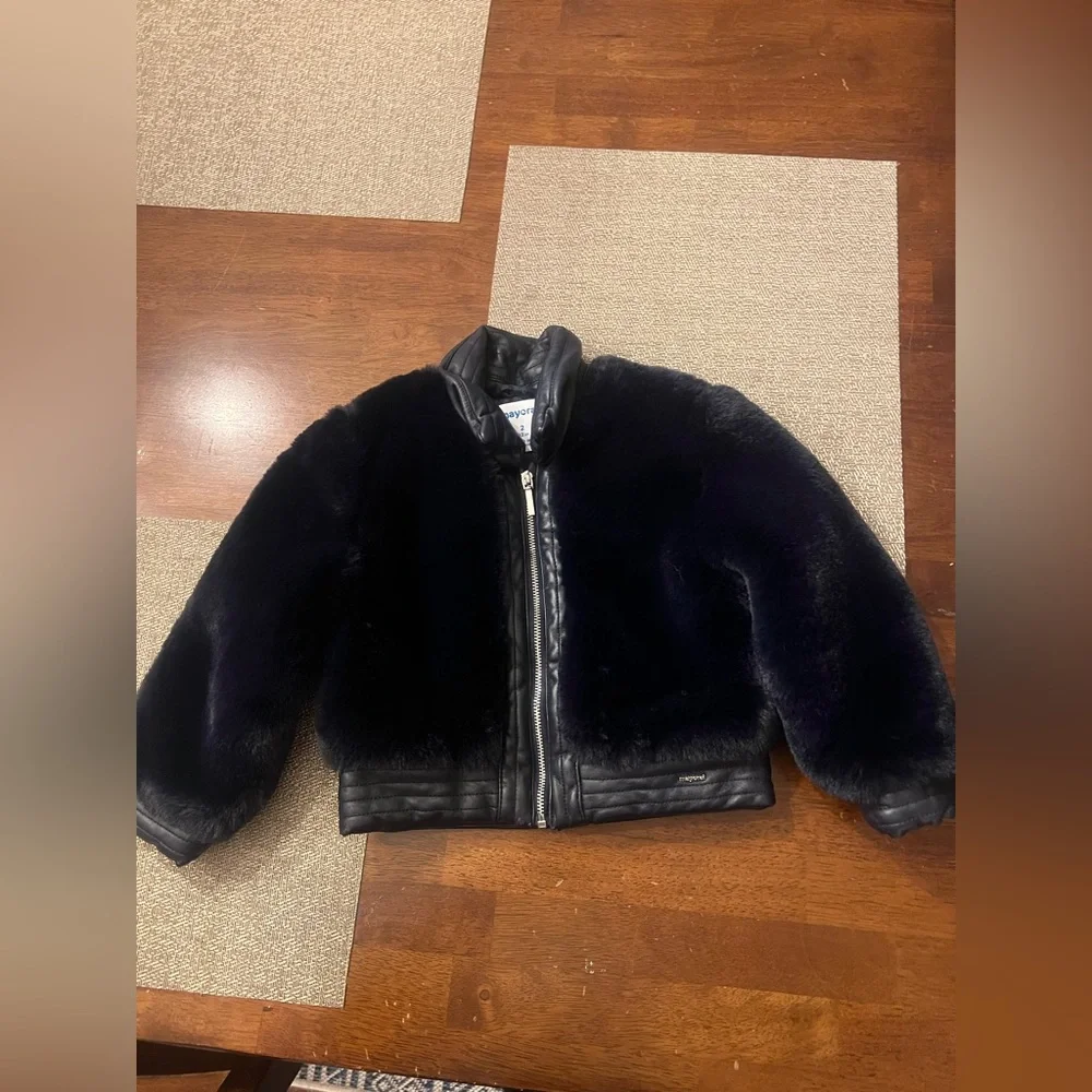 Mayoral faux‎ fur jacket.